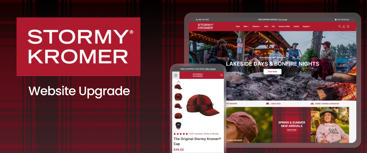 Stormy Kromer Enhanced BigCommerce Store Design and UX